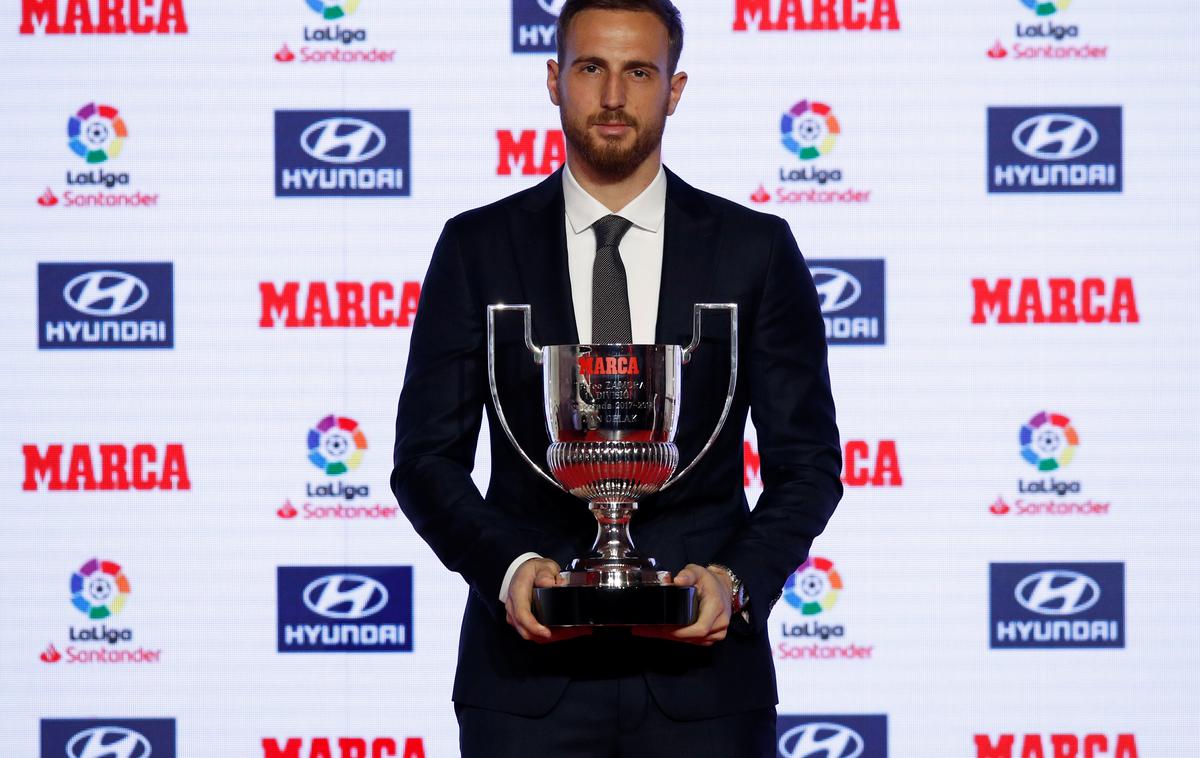 Jan Oblak Zamora | Jan Oblak je priznanje zamora prejel že štirikrat zapored. | Foto Reuters