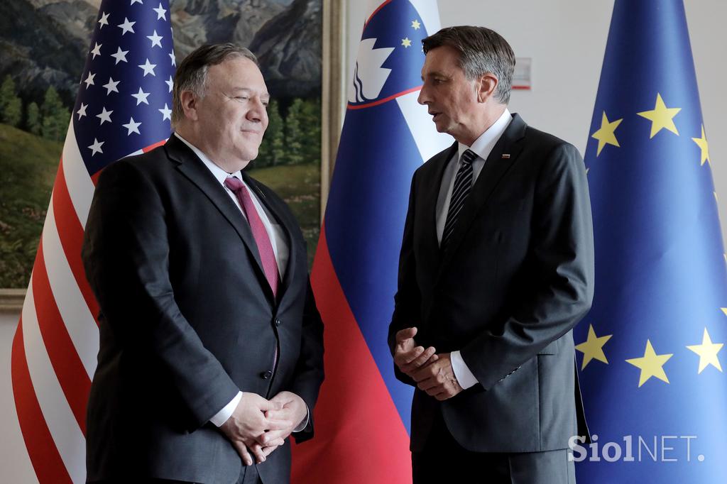 Mike Pompeo Borut Pahor