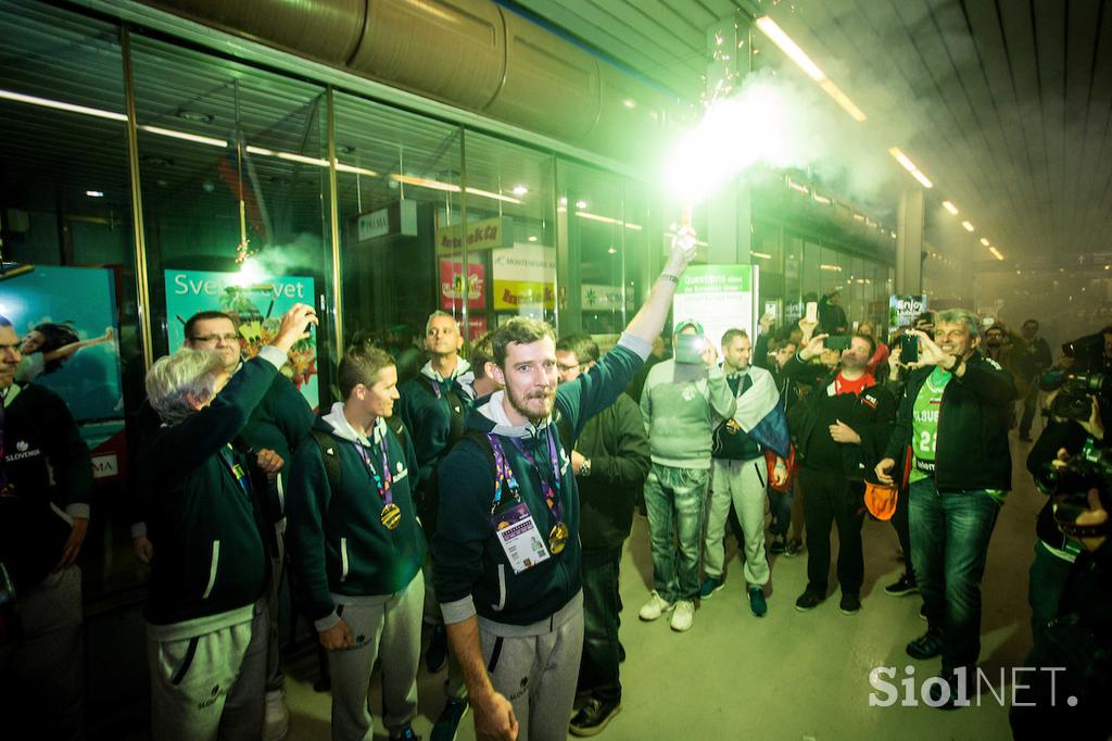 Brnik sprejem eurobasket 2017