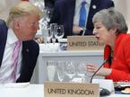 Donald Trump in Theresa May