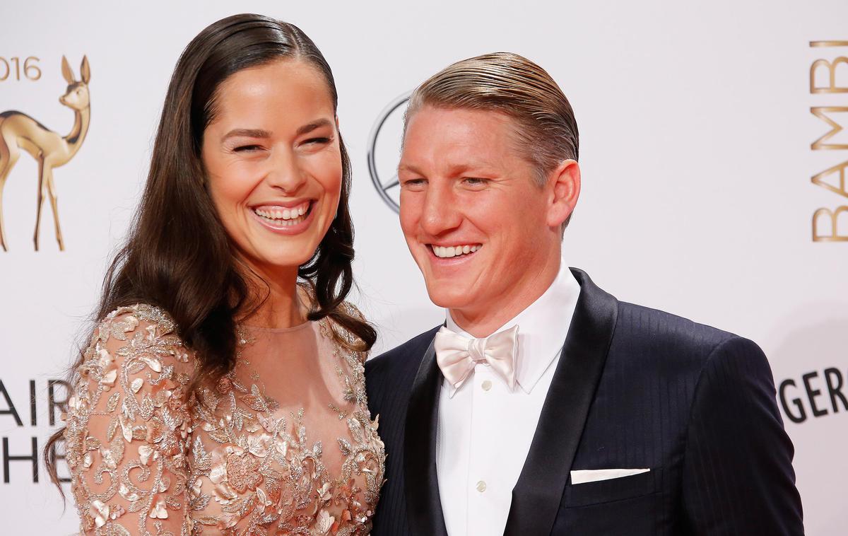 Ana Ivanović, Bastian Schweinsteiger | Bastian Schweinsteiger je poročen z nekdanjo srbsko teniško igralko Ano Ivanović. | Foto Reuters