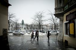 Ljubljanski trg, kjer je bilo nekoč pokopališče, nekaj časa tudi kopališče #foto