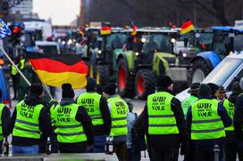 Protest kmetov v Berlinu