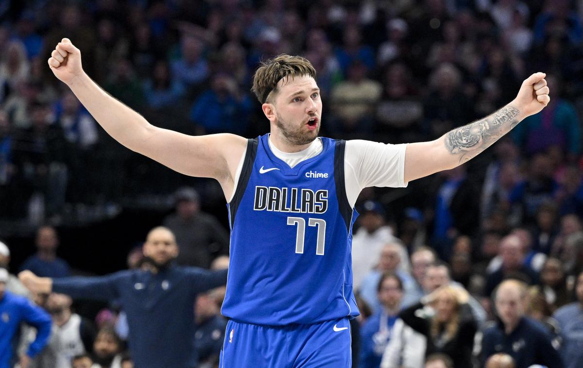 Luka Dončić | Luka Dončić je bil s 45 točkami prvi strelec tekme ob zmagi Dallasa nad Orlandom. | Foto Reuters