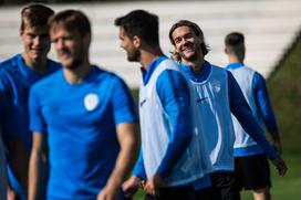 Slovenska nogometna reprezentanca Trening Brdo