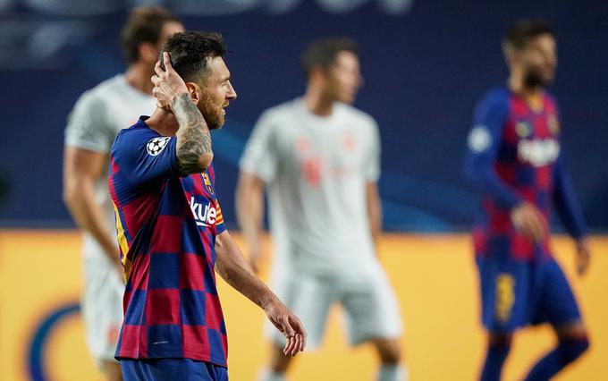 V četrtfinalu lige prvakov je z Barcelono v Lizboni doživel debakel in proti Bayernu izgubil z 2:8. | Foto: Guliverimage/Vladimir Fedorenko