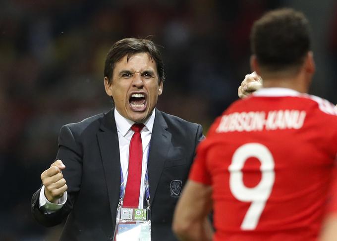 Chris Coleman je debitantko na evropskih prvenstvih popeljal (vsaj) do polfinala. | Foto: Reuters