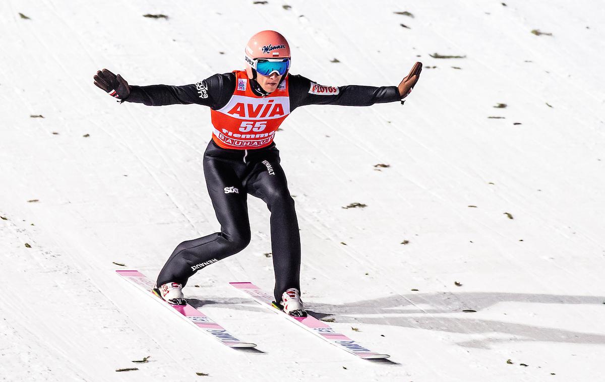 David Kubacki | David Kubacki je prvič zmagal v svetovnem pokalu. | Foto Sportida