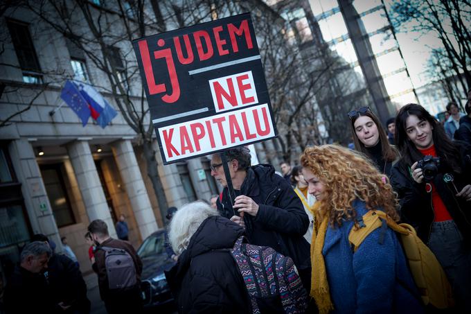 Protestni shod Janković | Foto: Ana Kovač