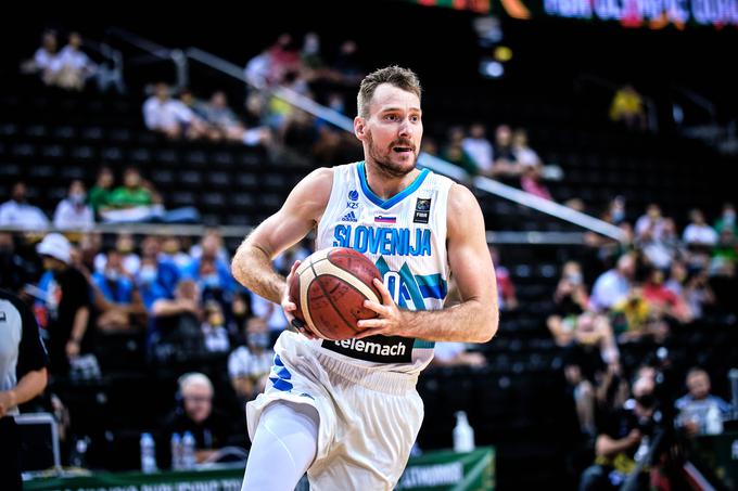 Zoran Dragić je bil na prvi tekmi najboljši slovenski strelec.  | Foto: Hendrik Osula/FIBA