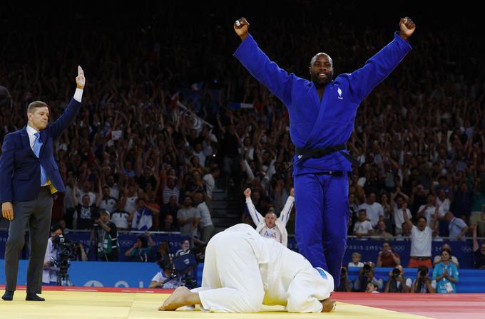 Teddy Riner je osvojil še tretjo zlato kolajno v posamični konkurenci. | Foto: Reuters