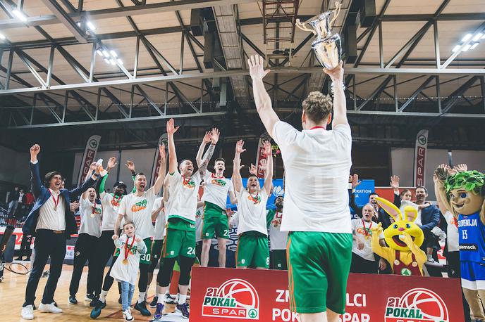 Cedevita Olimpija pokal Spar | Cedevita Olimpija je enaindvajsetič postala pokalni zmagovalec. | Foto Grega Valančič/Sportida