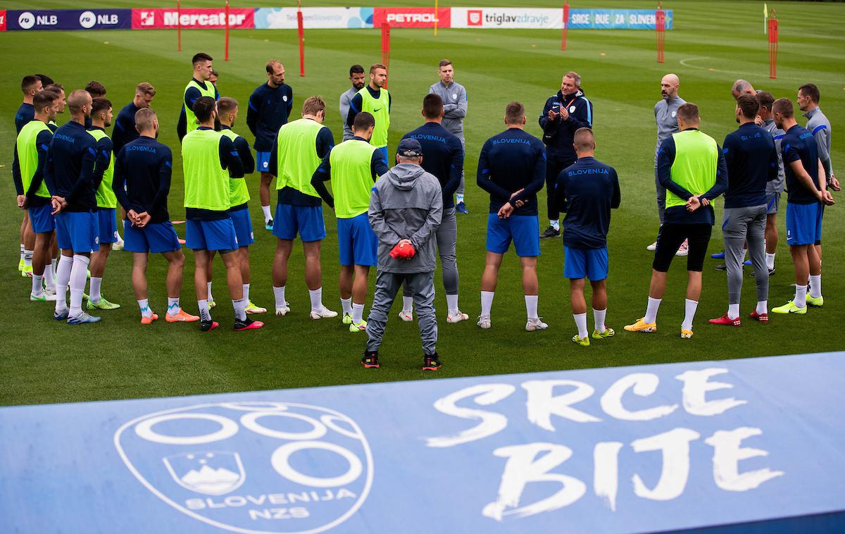 slovenska nogometna reprezentanca, trening | Matjaž Kek je danes vodil že polno zasedbo, pred katero je bržčas odločilen cikel tekem.. | Foto Grega Valančič/Sportida