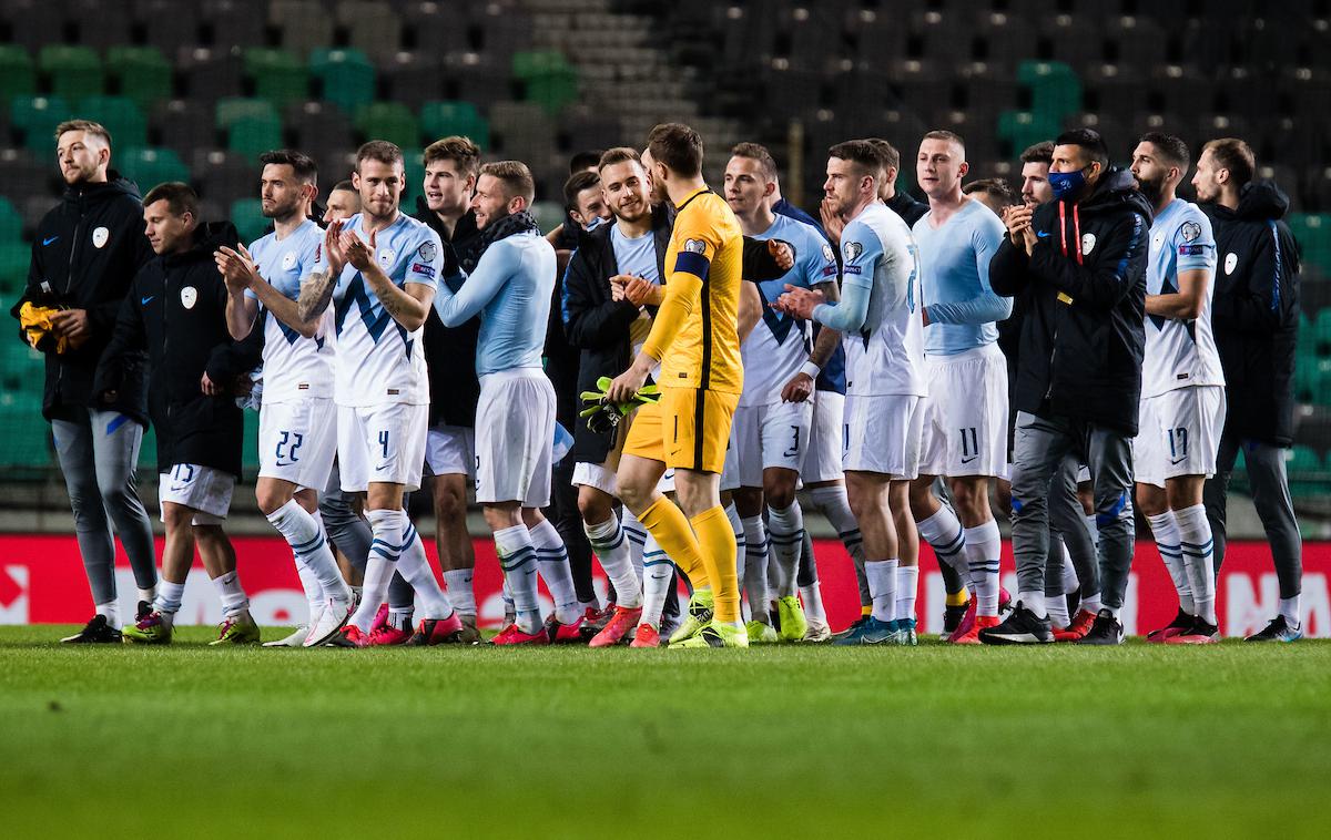 Slovenija Hrvaška nogomet | Slovenski nogometni reprezentanci je 24. marca 2021 uspelo nekaj, o čemer je lahko prejšnja tri desetletja le sanjala. Premagala je Hrvaško. | Foto Grega Valančič/Sportida