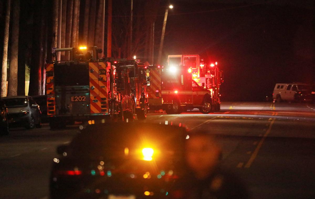 Los Angeles, streljanje, policija | Dve osebi sta umrli, tri se še borijo za življenje. | Foto Reuters