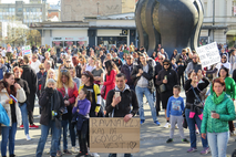 protest Maribor, 10. 4. 2021