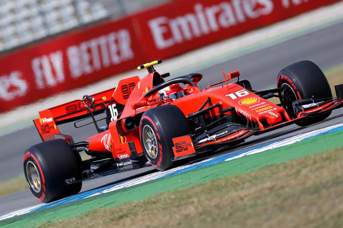 Charles Leclerc | Charles Leclerc je bil najhitrejši na drugem in tretjem treningu. | Foto Reuters