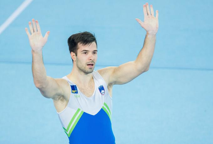 Rok Klavora je eden izmed paradnih konjev slovenske moške gimnastike. | Foto: Vid Ponikvar