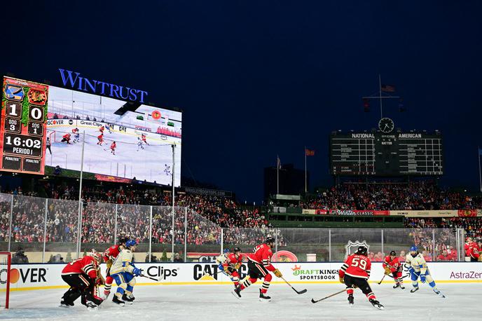 zimska klasika Chicago Blackhawks | Wrigley Field je gostil tokratno zimsko klasiko. | Foto Reuters