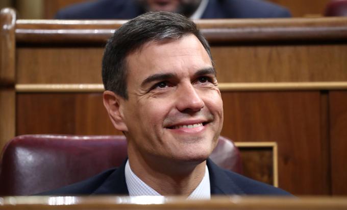 Vodja socialistov Pedro Sanchez | Foto: Reuters