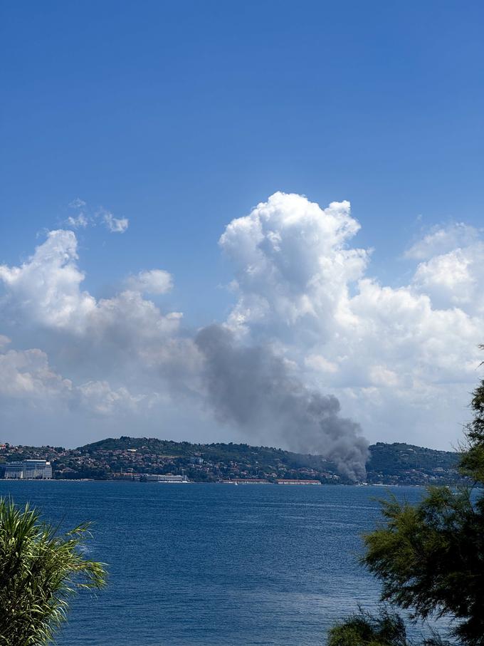 Požar Portorož | Foto: Jerneja Končan Babič