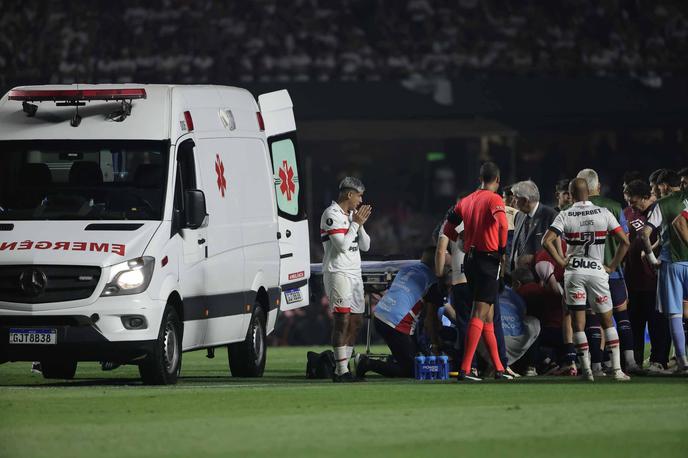 Juan Izquierdo | Juan Izquierdo se je prejšnji četrtek zgrudil med tekmo pokala libertadores v Braziliji. | Foto Guliverimage