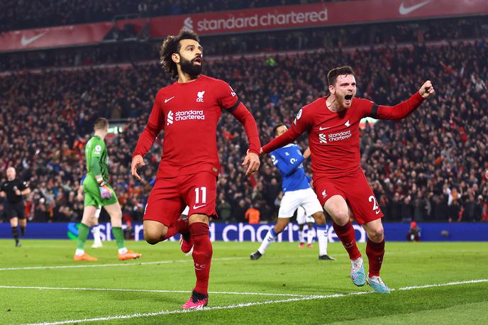 Liverpool Mohamed Salah | Liverpool je v vodstvo popeljal Mohamed Salah. | Foto Reuters