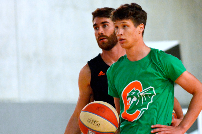 Dan Duščak | Dan Duščak je po treh letih igranja v mladinskih vrstah Real Madrida za prvo člansko ekipo izbral Cedevito Olimpijo. | Foto Cedevita Olimpija Ljubljana