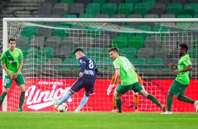 Ko je Olimpija nazadnje igrala v Stožicah, je v prvenstvu izgubila z Gorico (1:2). | Foto: Vid Ponikvar