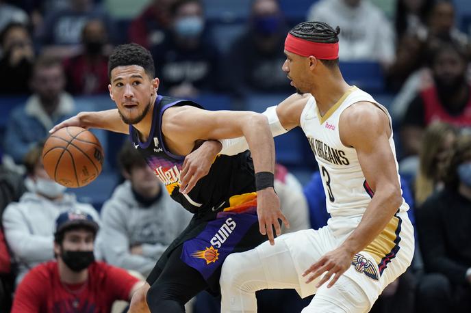 Devin Booker | Na tekmi je najbolj blestel Devin Booker, ki se je ustavil pri 33 točkah.  | Foto Guliverimage