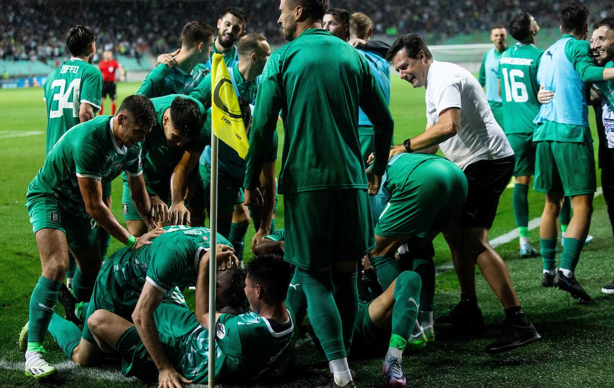 NK Olimpija : Ludogorec | Ljubljanska Olimpija se je z zlatimi črkami zapisala v klubsko zgodovino. | Foto Vid Ponikvar/Sportida