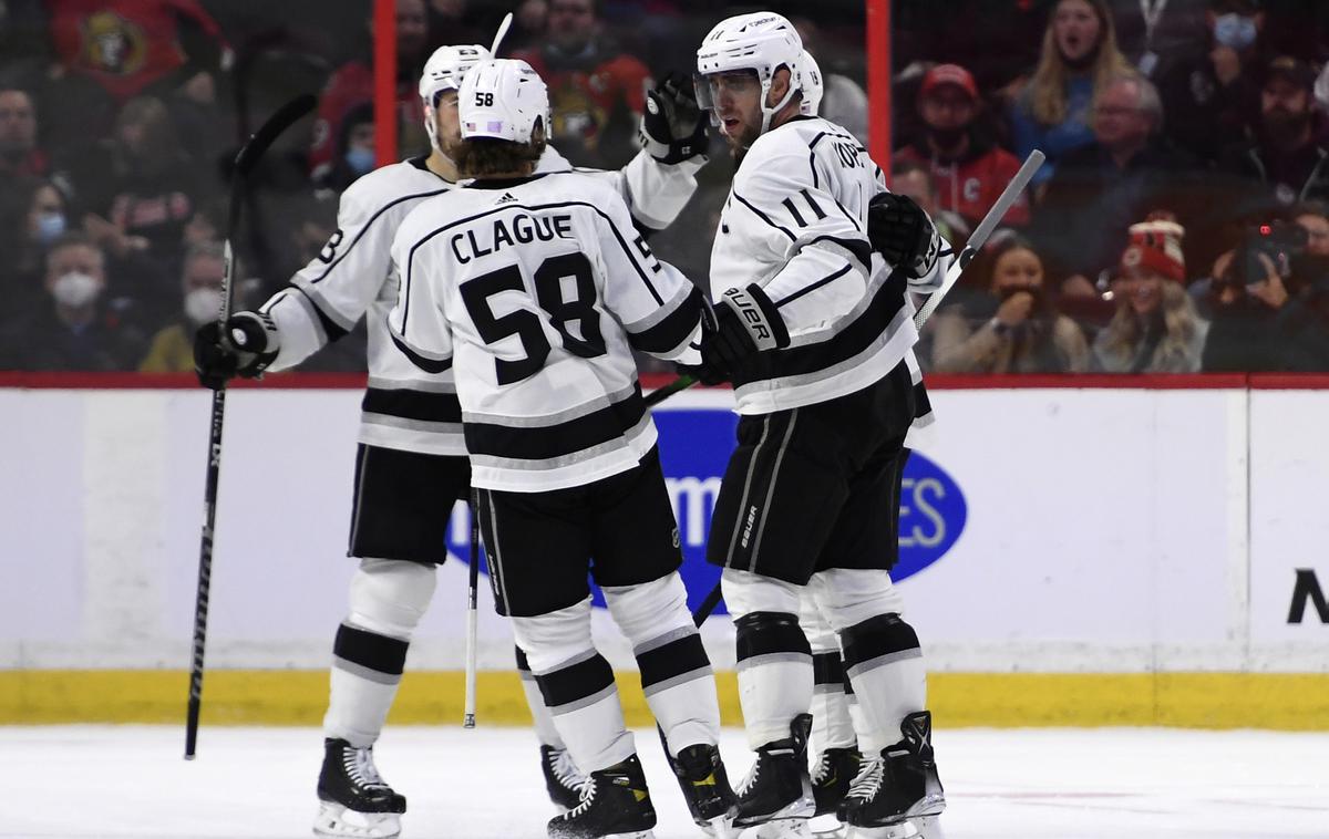 Los Angeles Kings | Anže Kopitar se je s Kralji veselil sedme zaporedne zmage, h kateri je prispeval zadetek. | Foto Guliverimage