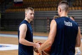 slovenska košarkarska reprezentanca trening