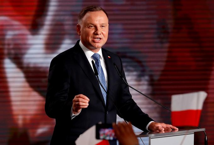 Z novim koronavirusom je okužen tudi poljski predsednik Andrzej Duda. | Foto: Reuters