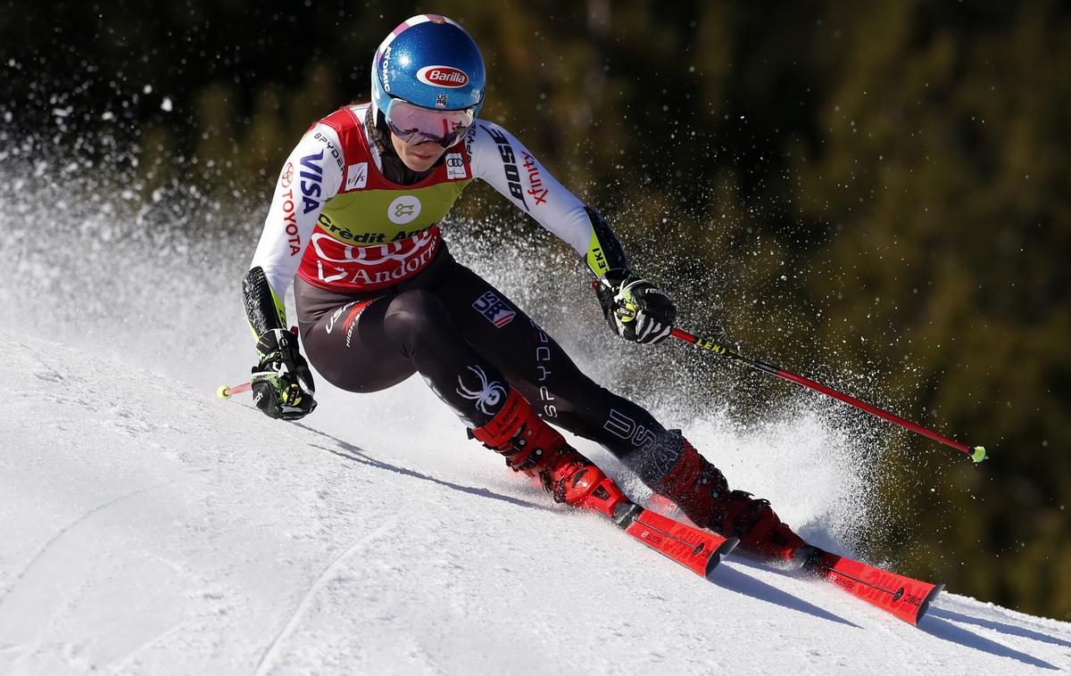 Mikaela Shiffrin | Mikaela Shiffrin ne napada le globusa, temveč že svojo 60. zmago. | Foto Reuters