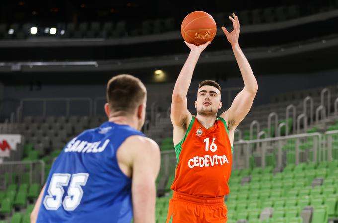 Cedevita Olimpija Robert Jurković | Foto: Vid Ponikvar/Sportida