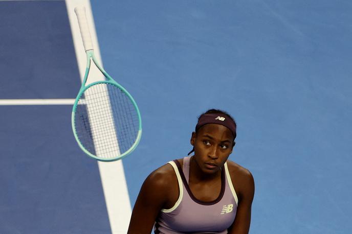 Coco Gauff | Coco Gauff se bo v polfinalu Pekinga pomerila s Španko Paulo Badoso. | Foto Reuters