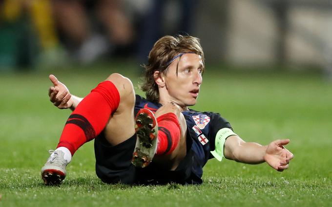 V Slovenijo prihaja tudi dobitnik zlate žoge 2018, zvezdnik Real Madrida Luka Modrić. | Foto: Reuters