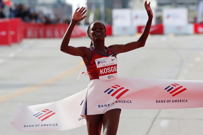 Brigid Kosgei | Brigid Kosgei  je postavila nov svetovni rekord. | Foto Reuters