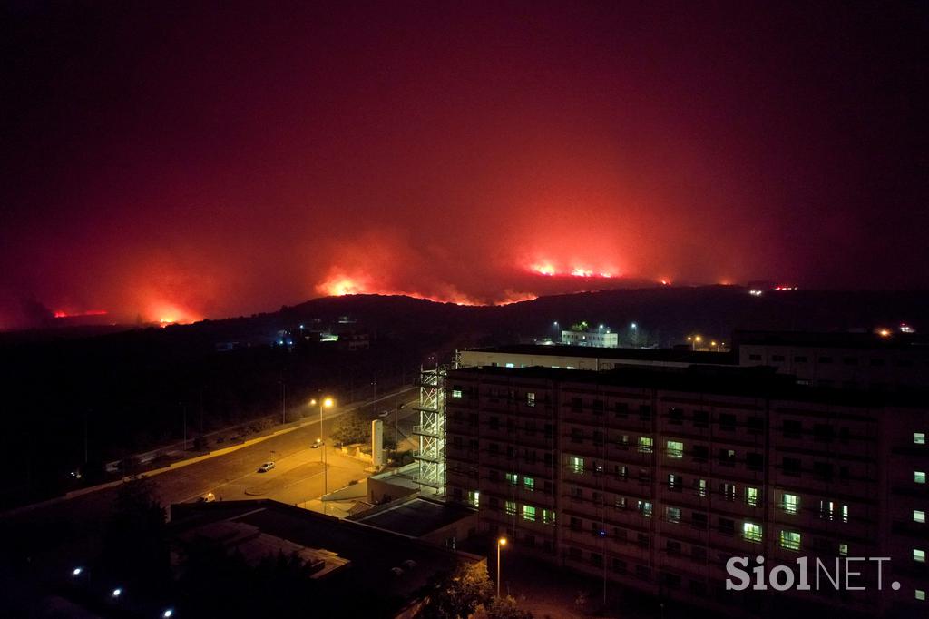 Grčija požar