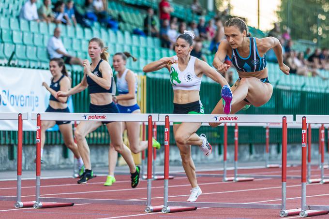 Nika Glojnarič je drugič v karieri tekla pod 13 sekundami. | Foto: Atletska Zveza Slovenije