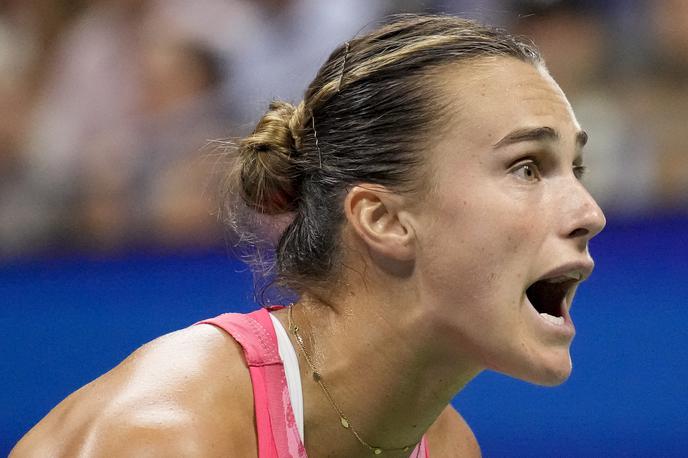 Arina Sabalenka | Arina Sabalenka je bila že čisto obupana, a se je vrnila in se uvrstila v veliki finale. | Foto Guliverimage