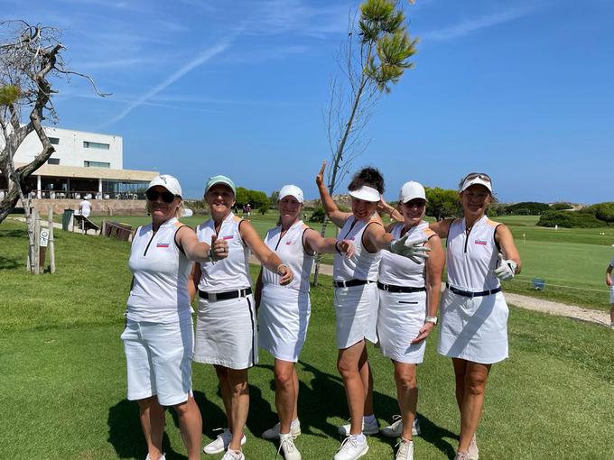 Ženska golf senior ekipa | Foto: Golf zveza Slovenije