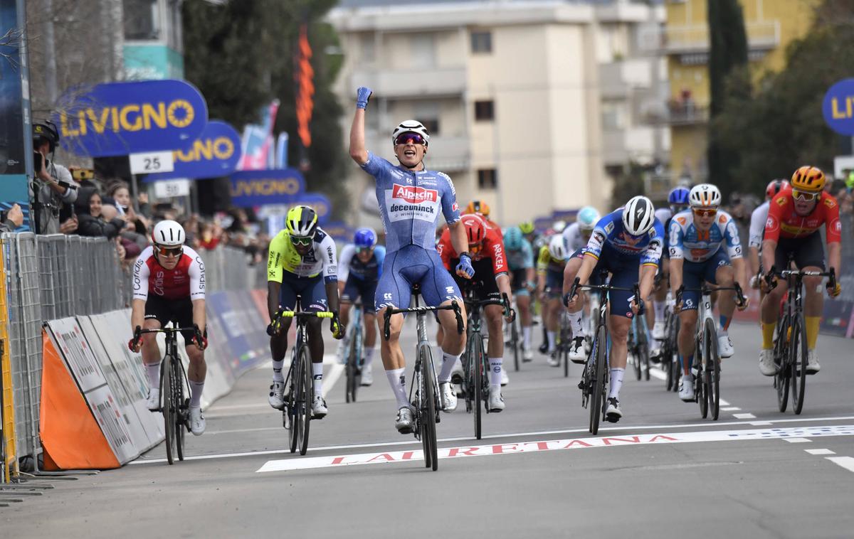 Jasper Philipsen | Jasper Philipsen je bil v zaključnem sprintu druge etape brez prave konkurence. | Foto Guliverimage