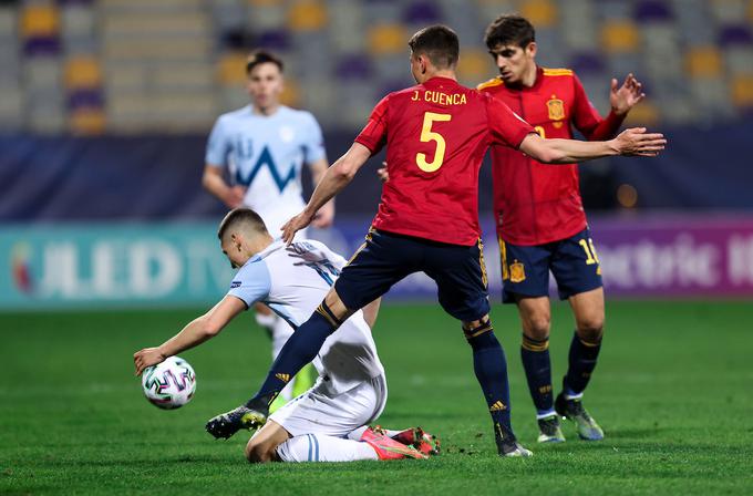 Slovenija Španija U21 | Foto: Vid Ponikvar