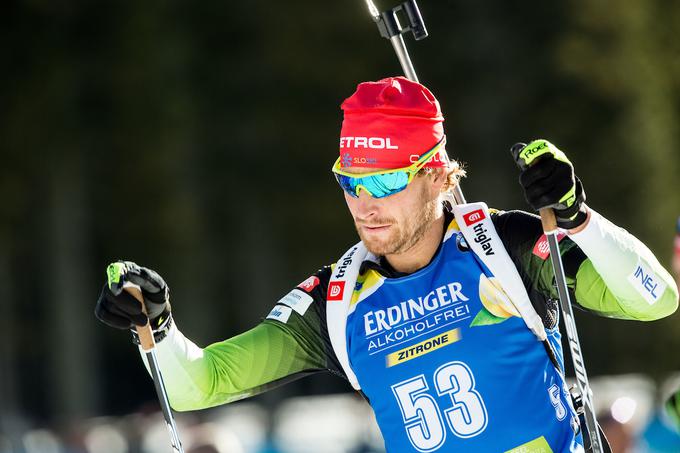 Klemen Bauer je v stoje enkrat popravljal. | Foto: Vid Ponikvar