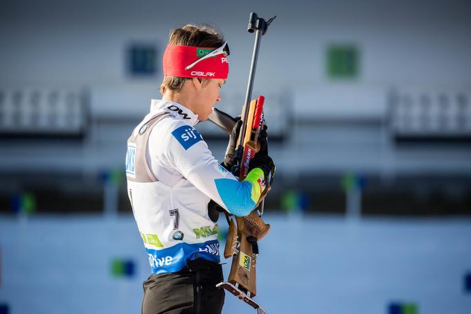 Teja Gregorin je prišla do prvih točk v sezoni, vseeno nad 32. mestom v šprintu ni bila navdušena. | Foto: Vid Ponikvar