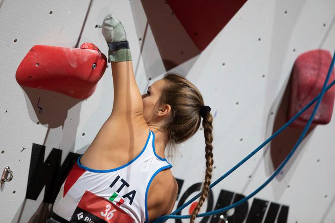 Italijanka Lucia Capovilla v akciji ... | Foto: Urban Urbanc/Sportida