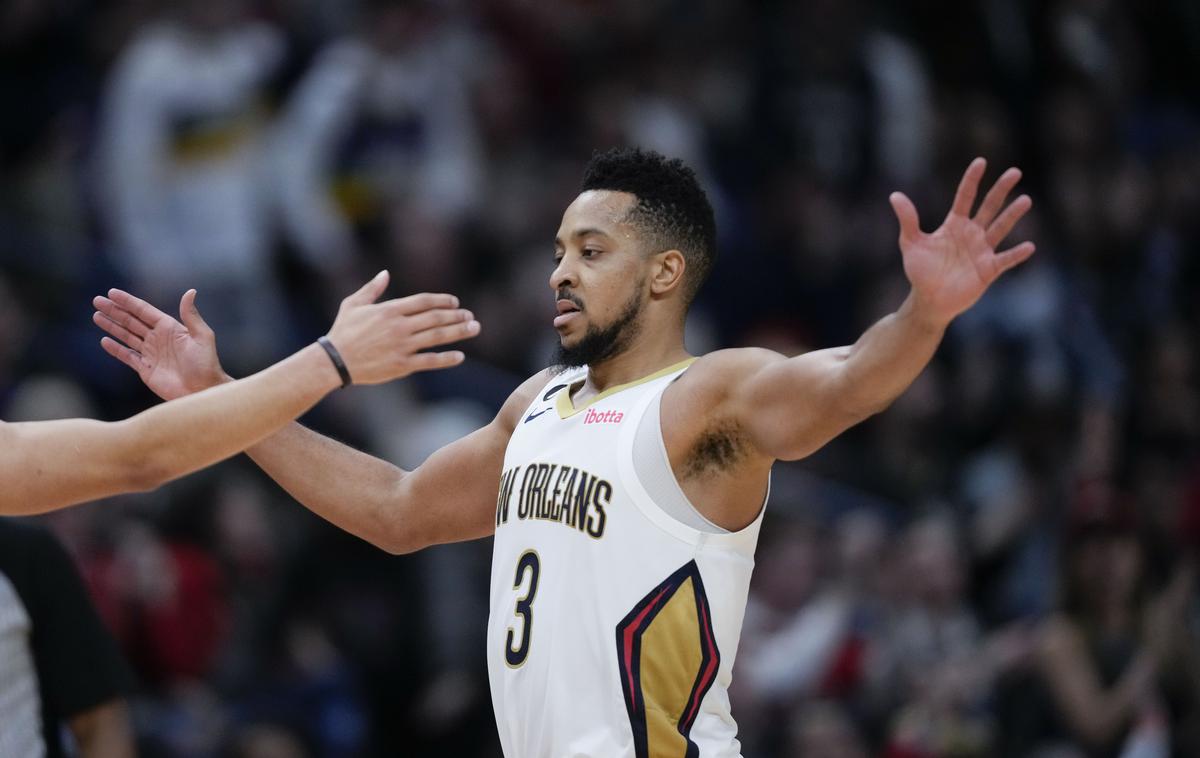 CJ McCollum | C. J. McCollum je k zmagi New Orleans Pelicans prispeval 40 točk. | Foto Guliverimage