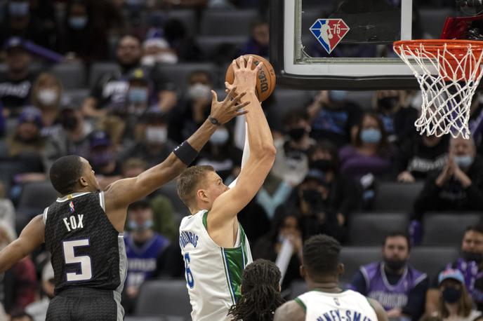 Porzingis | Latvijec Kristaps Porzingis je k zmagi Dallasa nad Sacramentom s 112:96 prispeval 24 točk, devet skokov in šest asistenc. | Foto Guliverimage